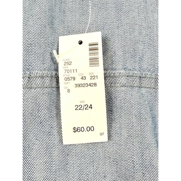 Avenue Denim Jacket w/Embroidered Southwest Style Design - NWT - Sz. 3X (22/24) - Picture 7 of 7